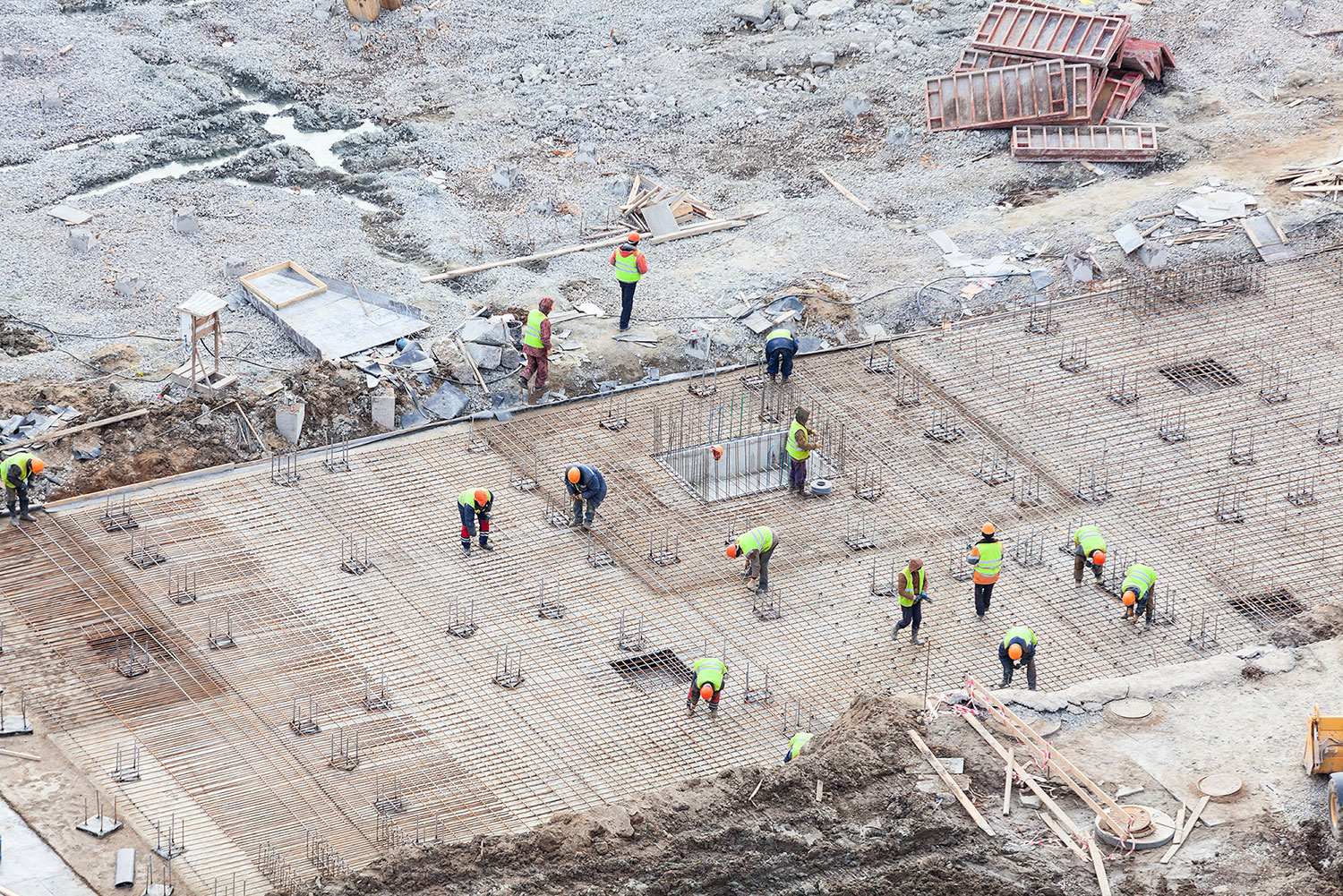 new block foundation construction